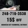 Broken Key Remove Detroit